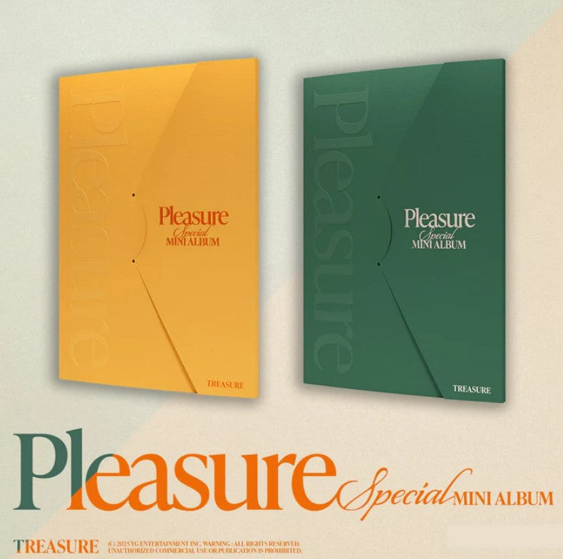 TREASURE Special Mini Album- [Pleasure] (Green Ver./Yellow