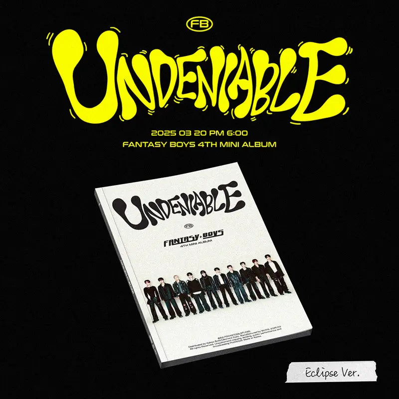 FANTASY BOYS 4th Mini Album - UNDENIABLE