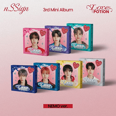 n.SSign 3rd Mini Album (Love Potion) Random NEMO Ver.