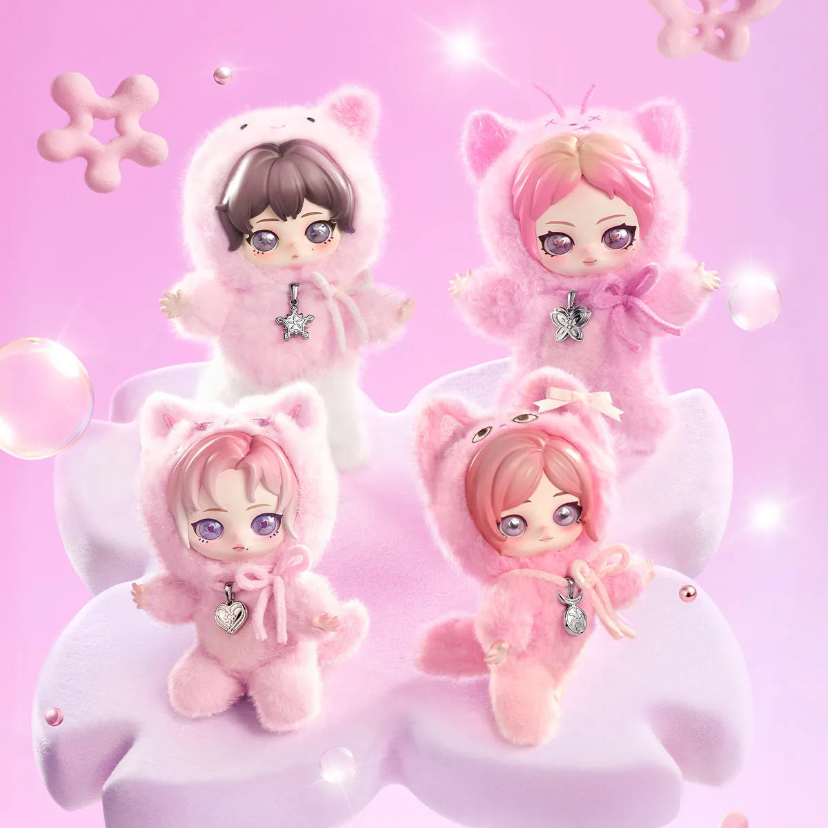AESPA Fluffy Club Series Vinyl Flush Doll Pendant [Blind Box]