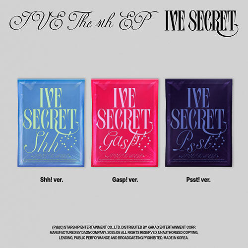 IVE THE 4TH EP [IVE SECRET] (Random)