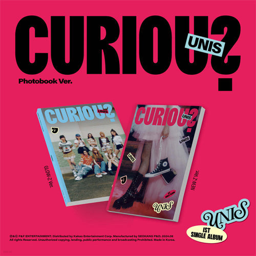 UNIS 1ST SINGLE ALBUM (CURIOUS) PHOTOBOOK VER.