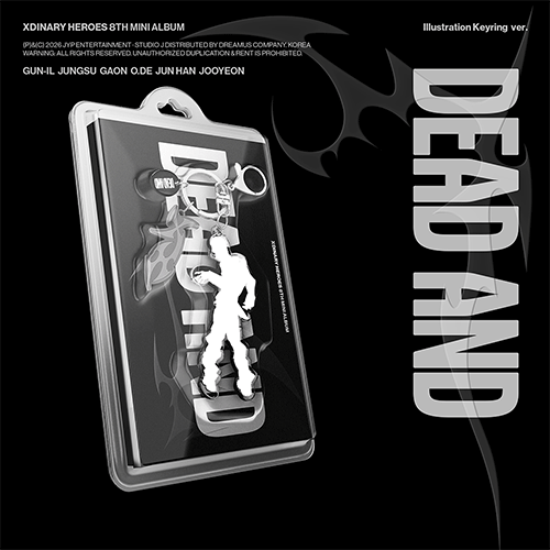 XDINARY HEROES 8TH MINI ALBUM (DEAD AND) ILLUSTRATION KEYRING VER.