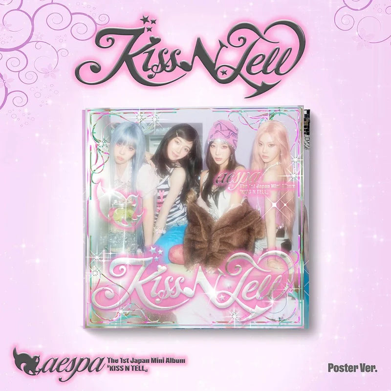 K-POP・アジア RT-172299 AESPA Japan 1st Mini Album - Kiss N Tell (Poster Ver.)