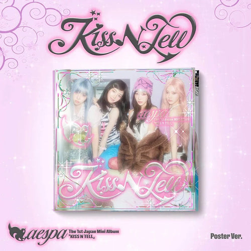 AESPA Japan 1st Mini Album - Kiss N Tell (Poster Ver.)