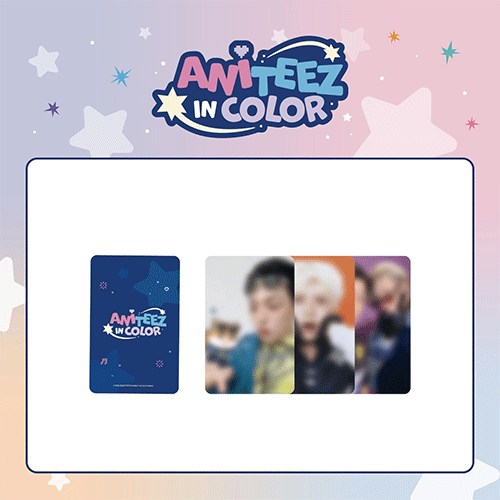 ATEEZ 'ANITEEZ IN COLOR' OFFICIAL MD RANDOM TRADING CARD