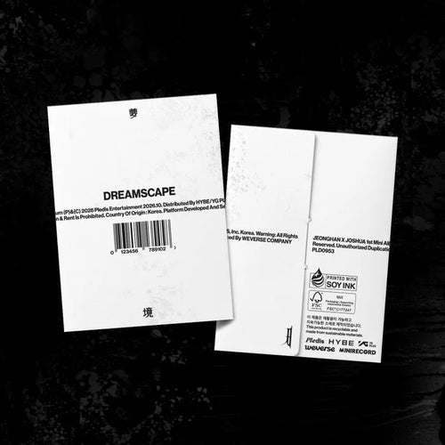 Jeonghan x Joshua 1st Mini Album - DREAMSCAPE + POB (RANDOM)