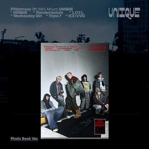 P1HARMONY 9th Mini Album [UNIQUE] Photobook Ver.