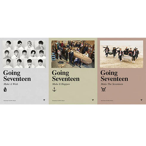 SEVENTEEN 3rd Mini Album - Going Seventeen CD (Random Ver.)