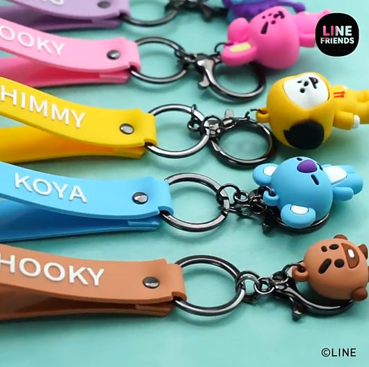 BTS BT21 Official LINE FRIENDS Keyring/Keychain