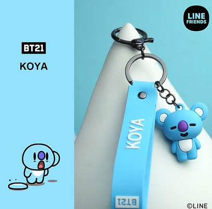 BTS BT21 Official LINE FRIENDS Keyring/Keychain