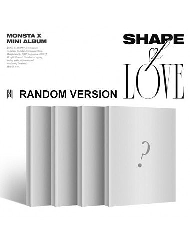 MONSTA X 11th Mini Album - SHAPE OF LOVE (Random Ver)