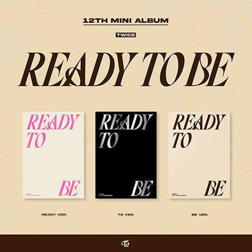 TWICE 12th Mini Album - READY TO BE (Random Ver) CD
