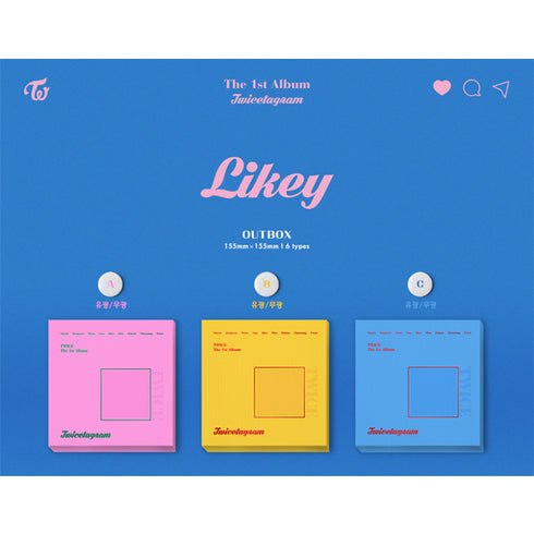 TWICE 1st Album - TWICETAGRAM (RANDOM Ver.) CD po
