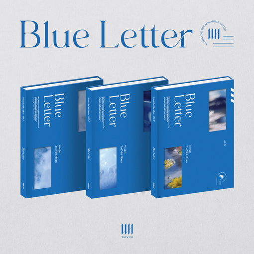 WONHO 2ND Mini Album - BLUE LETTER (Random Ver)